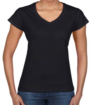 Gildan GD78 Ladies SoftStyle V Neck T-Shirt